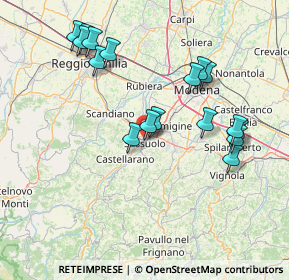 Mappa Via N. e G. Pisano, 41049 Sassuolo MO, Italia (15.84118)