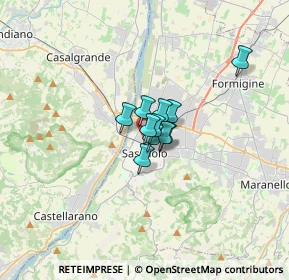 Mappa Via N. e G. Pisano, 41049 Sassuolo MO, Italia (1.43)