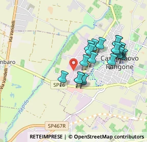 Mappa Via Salvador Allende, 41051 Castelnuovo Rangone MO, Italia (0.8435)