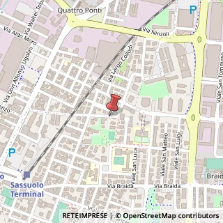 Mappa Via Umberto Saba, 23, 41049 Sassuolo, Modena (Emilia Romagna)