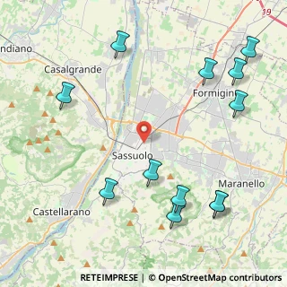 Mappa Via Umberto Saba, 41049 Sassuolo MO, Italia (5.4725)