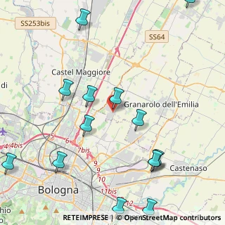 Mappa Via John Lennon, 40057 Granarolo dell'Emilia BO, Italia (5.575)