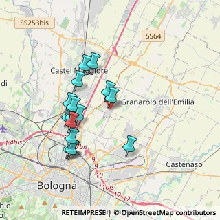 Mappa Via John Lennon, 40057 Granarolo dell'Emilia BO, Italia (3.48938)