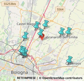 Mappa Via John Lennon, 40057 Granarolo dell'Emilia BO, Italia (3.90091)