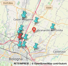 Mappa Via John Lennon, 40057 Granarolo dell'Emilia BO, Italia (3.77615)