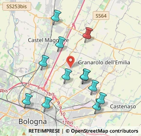 Mappa Via John Lennon, 40057 Granarolo dell'Emilia BO, Italia (4.02417)