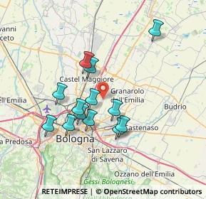 Mappa Via John Lennon, 40057 Granarolo dell'Emilia BO, Italia (6.33846)