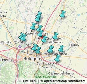 Mappa Via John Lennon, 40057 Granarolo dell'Emilia BO, Italia (5.95813)