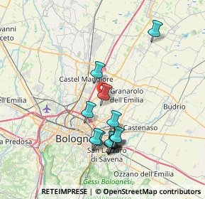 Mappa Via John Lennon, 40057 Granarolo dell'Emilia BO, Italia (7.035)