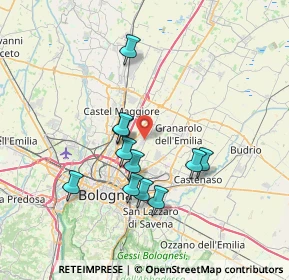 Mappa Via John Lennon, 40057 Granarolo dell'Emilia BO, Italia (6.48909)