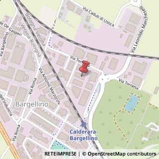 Mappa Via della Torretta, 36/A, 40012 Calderara di Reno, Bologna (Emilia Romagna)