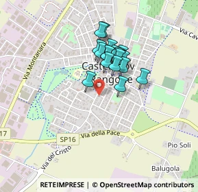 Mappa Via IV Novembre, 41051 Castelnuovo Rangone MO, Italia (0.314)