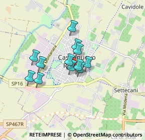 Mappa Via IV Novembre, 41051 Castelnuovo Rangone MO, Italia (0.59583)
