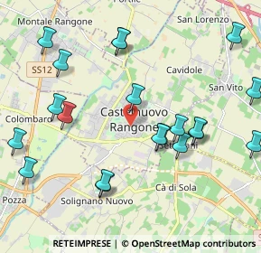 Mappa Via IV Novembre, 41051 Castelnuovo Rangone MO, Italia (2.392)