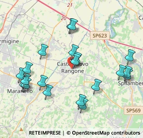 Mappa Via IV Novembre, 41051 Castelnuovo Rangone MO, Italia (4.3665)