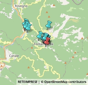 Mappa Via Padre Reginaldo Giuliani, 16023 Fontanigorda GE, Italia (0.63182)