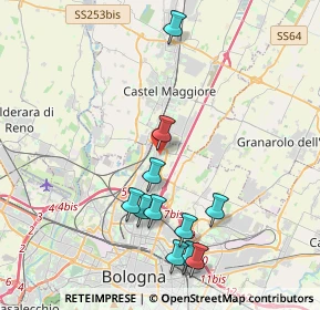 Mappa Via Wolfgang Goethe, 40128 Bologna BO, Italia (4.20091)