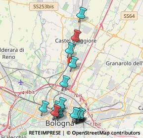 Mappa Via Wolfgang Goethe, 40128 Bologna BO, Italia (5.059)
