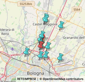 Mappa Via Wolfgang Goethe, 40128 Bologna BO, Italia (2.67462)