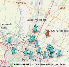 Mappa Via Wolfgang Goethe, 40128 Bologna BO, Italia (4.9125)