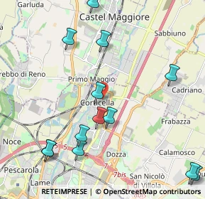 Mappa Via Wolfgang Goethe, 40128 Bologna BO, Italia (2.56538)