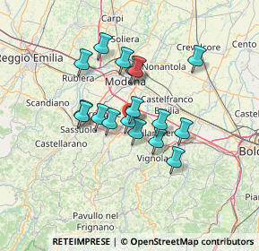 Mappa Piazza Ettore Bertoni, 41051 Castelnuovo Rangone MO, Italia (10.51235)