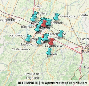 Mappa Piazza Monsignor Giuseppe Cavazzuti, 41051 Castelnuovo Rangone MO, Italia (9.887)