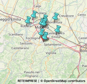 Mappa Piazza Monsignor Giuseppe Cavazzuti, 41051 Castelnuovo Rangone MO, Italia (10.07917)