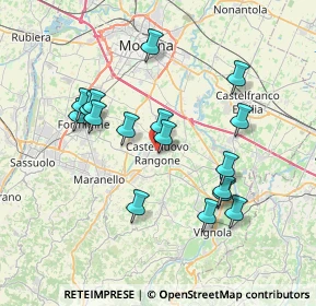 Mappa Piazza Monsignor Giuseppe Cavazzuti, 41051 Castelnuovo Rangone MO, Italia (7.14118)