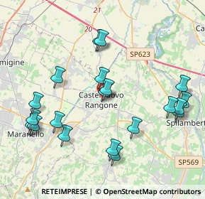 Mappa Piazza Monsignor Giuseppe Cavazzuti, 41051 Castelnuovo Rangone MO, Italia (4.4185)