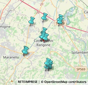 Mappa Piazza Monsignor Giuseppe Cavazzuti, 41051 Castelnuovo Rangone MO, Italia (3.30786)