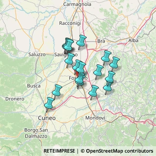 Mappa Via Vescovado, 12045 Fossano CN, Italia (10.54556)