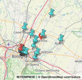 Mappa Eni Station, 40057 Granarolo dell'Emilia BO, Italia (7.9085)