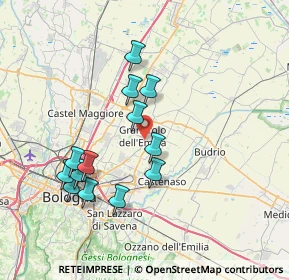 Mappa Eni Station, 40057 Granarolo dell'Emilia BO, Italia (7.10538)