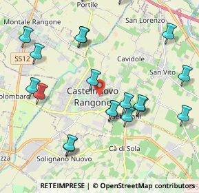 Mappa Via Rossini, 41051 Castelnuovo Rangone MO, Italia (2.379)