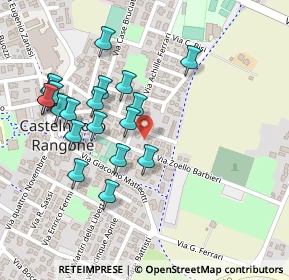 Mappa Via Rossini, 41051 Castelnuovo Rangone MO, Italia (0.245)