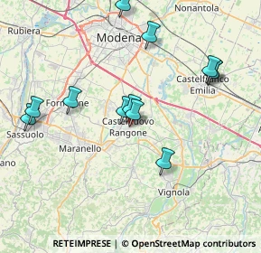 Mappa Via Rossini, 41051 Castelnuovo Rangone MO, Italia (7.95333)