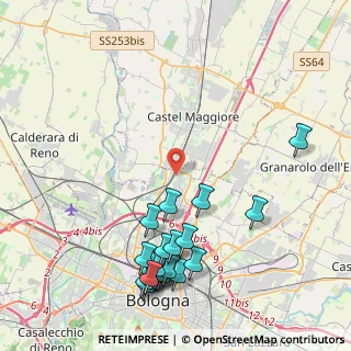 Mappa Via S. Savino, 40128 Bologna BO, Italia (5.105)