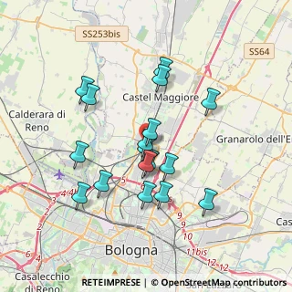 Mappa Via S. Savino, 40128 Bologna BO, Italia (3.26529)