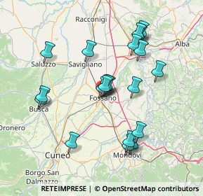 Mappa 12045 Fossano CN, Italia (14.4075)