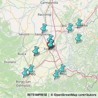 Mappa 12045 Fossano CN, Italia (13.91357)