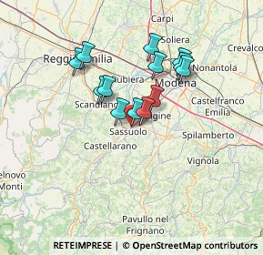 Mappa Via San Gregorio, 41049 Sassuolo MO, Italia (10.96)