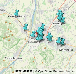 Mappa Via San Gregorio, 41049 Sassuolo MO, Italia (3.35)