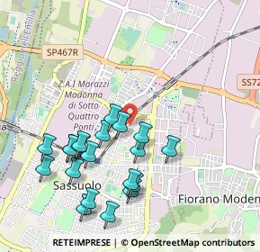 Mappa Via San Gregorio, 41049 Sassuolo MO, Italia (1.03)