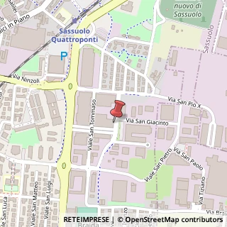 Mappa Via San Bernardo, 17, 41049 Sassuolo, Modena (Emilia Romagna)