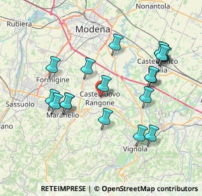 Mappa Via Z. Barbieri, 41051 Castelnuovo Rangone MO, Italia (7.58778)