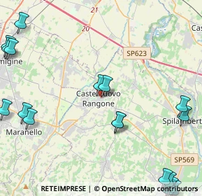 Mappa Via Z. Barbieri, 41051 Castelnuovo Rangone MO, Italia (6.722)