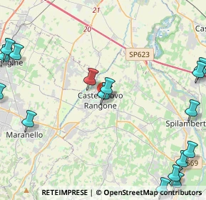 Mappa Via Z. Barbieri, 41051 Castelnuovo Rangone MO, Italia (6.85053)