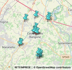 Mappa Via Z. Barbieri, 41051 Castelnuovo Rangone MO, Italia (3.325)