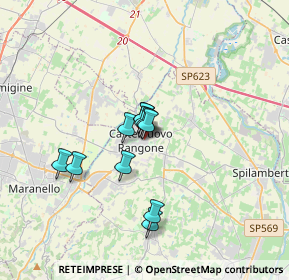 Mappa Via Z. Barbieri, 41051 Castelnuovo Rangone MO, Italia (2.33818)